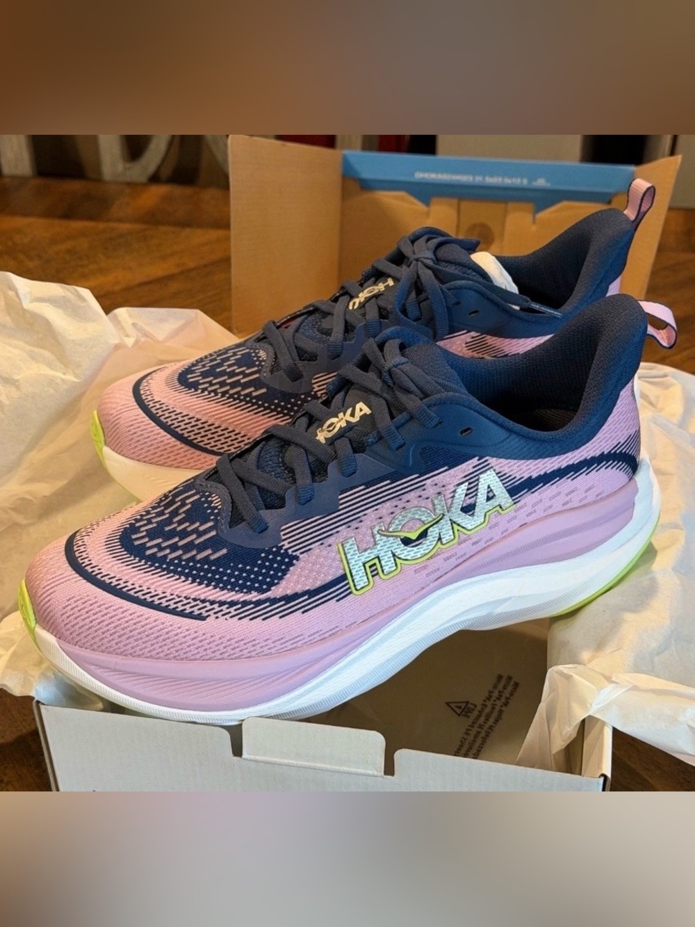Hoka SKYFLOW Running Jogging Athletic Shoes Twilight Pink 1155113 MTW Wmns Sz 7
